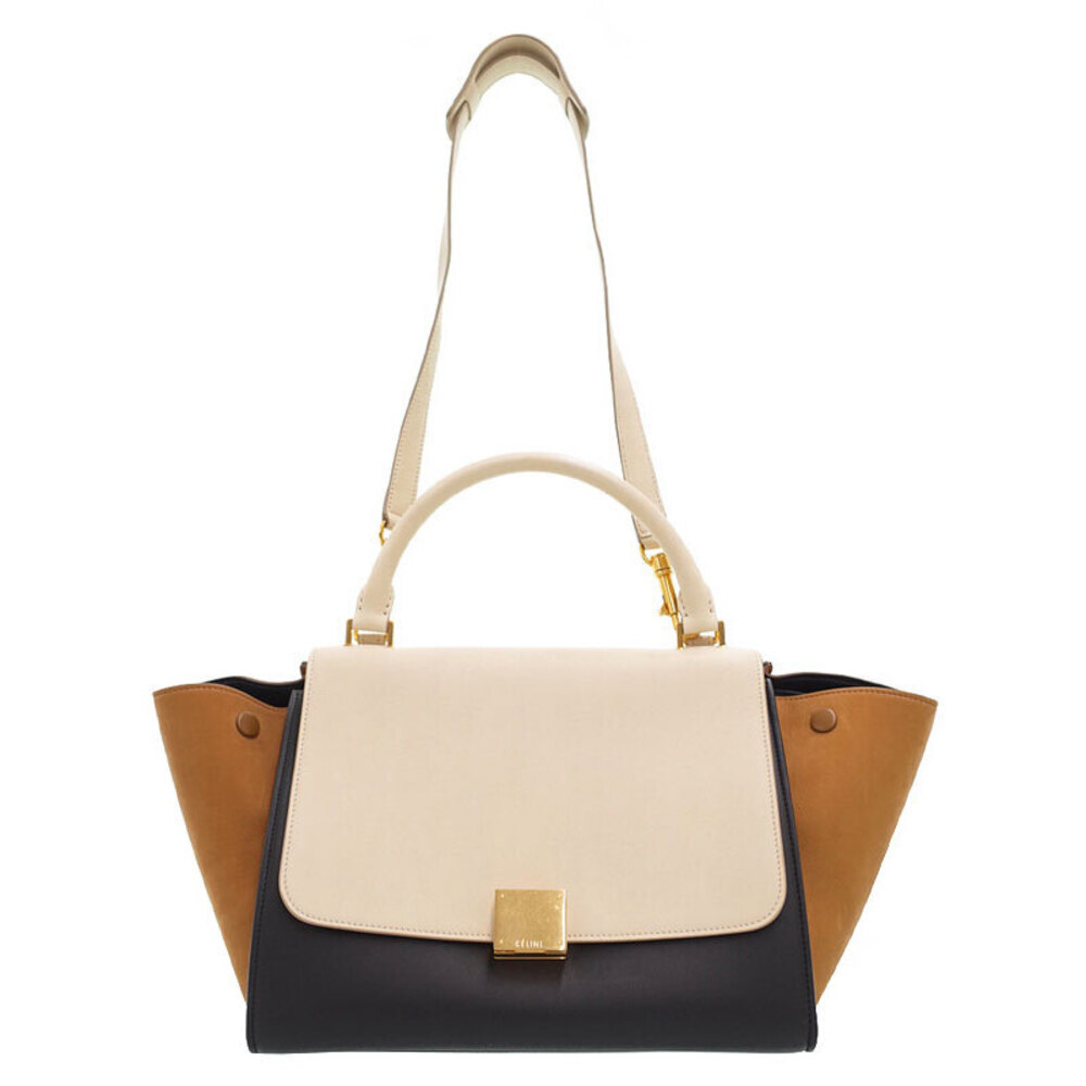 Celine Trapeze Leather Handbag
